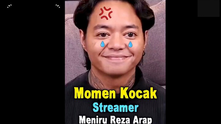 Momen Kocak Streamer Meniru Reza Arap