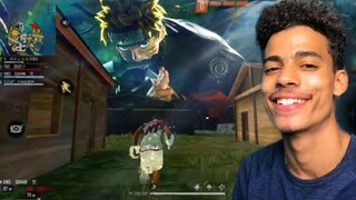 MODO NARUTO 🇦🇴🇦🇴!! FREE FIRE HIGHLIGHTS