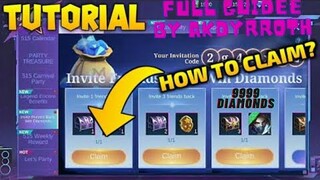 How To Claim Chest 9999 Diamonds ?  ( Full Guide By Akdyrroth ) Free Diamonds on Mobile Legends !!!!