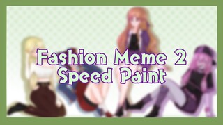 Fashion Meme part 2 | Girls Speed Paint | - MLBB