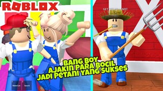 BANG BOY NGAJAKIN PARA BOCIL JADI PETANI - ROBLOX ESCAPE THE FARM OBBY