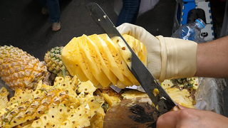 / Amazing Pineapple Cutting Skills - thai street food