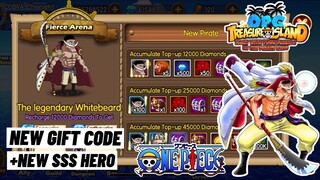 New Gift Code + New SSS Hero Whitebeard! OPG: Treasure Island Mobile