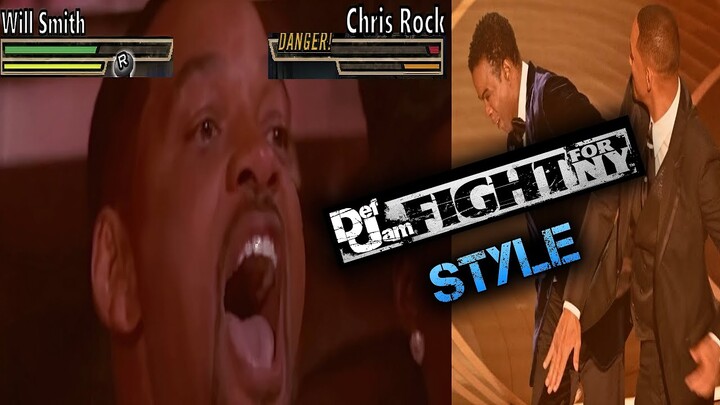 WILL SMITH SLAPS CHRIS ROCK DEF JAM FFNY STYLE (8K 60FPS AI ENHANCED)