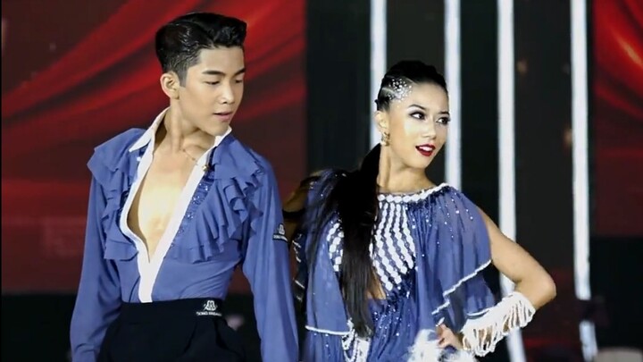 [Wang Chongmo and Li Mohan] The Latin dance champion’s thank-you performance in superb condition!