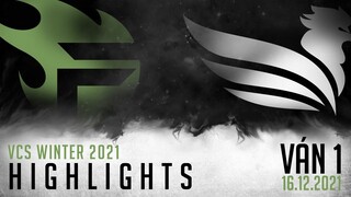 Highlight TF vs SE [VÁN 1][VCS Mùa Đông 2021][Tuần 5 - 16.12.2021]