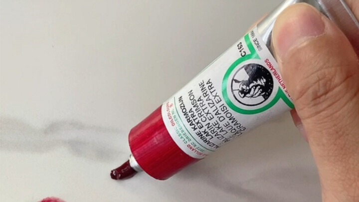 西方人最喜欢的颜色！不同牌子之间的茜素红油画颜料差距有多大？