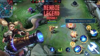 MOBILE LEGEND: LAYLA VS NEWBIE Funny moments #laylamobilelegends