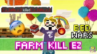 FARM KILL EZ even Noob can do it 😏 in BedWars - Blockman GO