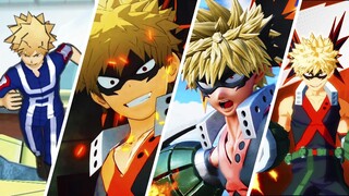 Evolution of Bakugou Katsuki in Games (2016-2020)