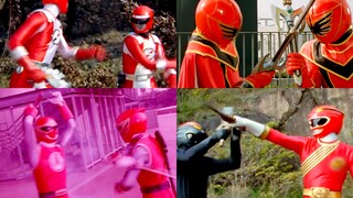 [X酱] True vs. False! Let's take a look at the famous scene of me fighting myself in Super Sentai! (P
