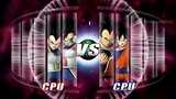 Goku and Raditz vs Vegeta and Tarble Dragon Ball Raging Blast 2 COM VS COM