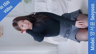 [4K룩북] 귀여운 여자 친구는 가장 아름다운 룩북에서 놀라운 옷을 입어봅니다