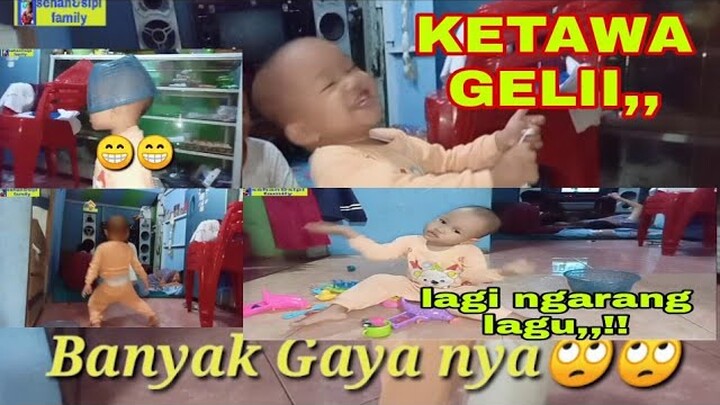 VIDEO LUCU ll Akifa Banyak Gaya saat Belajar Nyanyi