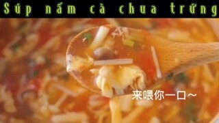 Súp Nấm Cà Chua Trứng, Toboki Khoai Tây Sốt Tương Đen & Làm Brownie chỉ mất 3p