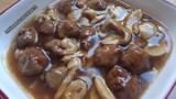 Below 80 Pesos Ulam Recipe! Meatballs in Mushroom Gravy Sauce! Murang Ulam Recipe