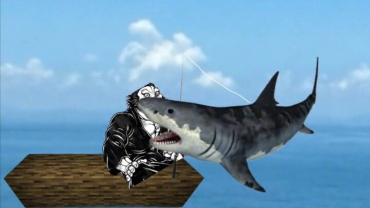 Weak encounters shark VS Strong encounters shark