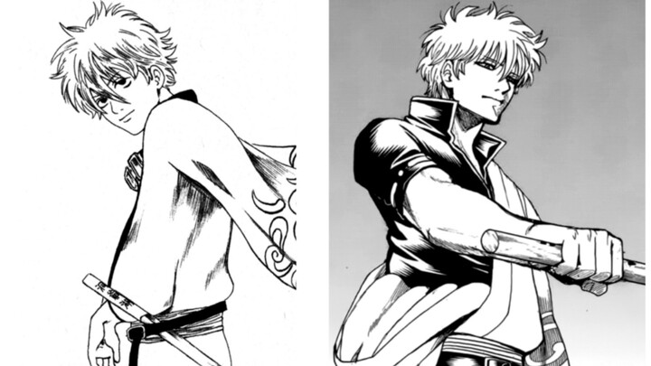 So sánh kỹ năng vẽ tranh trước và sau "Gintama"