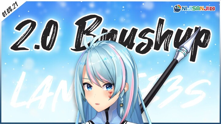 2.0 BRUSHUP DEBUT! Azura is so good they make Azura 2【NIJISANJI ID】