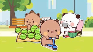 布布的西瓜为什么卖不出去？一二偷偷在做什么？🍉🍉🍉