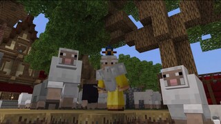 Minecraft But Friendly Mobs Want To Kill You | Shuffled Mobs By Senior Studios Part 1