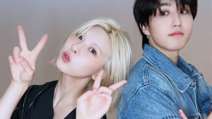 NMIXX BAE | Chk Chk Boom Challenge with STRAY KIDS’ Han Ji-sung 🎯 | 240808