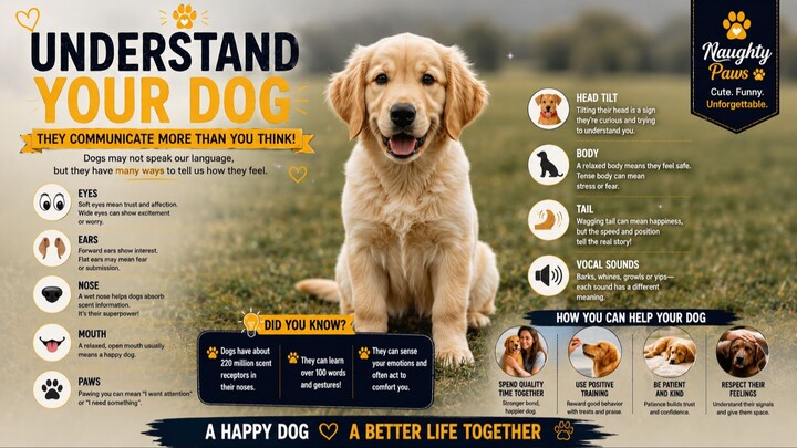 你的狗狗正在和你“说话”！🐶❤️ 你真的读懂它了吗？Your Dog Is Talking to You — Learn to Understand Them ❤️  Dog Facts