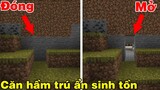 VHBOY Làm Căn Hầm Trú Ẩn Siêu Bí Mật Không Thể Nhận ra Trong Minecraft