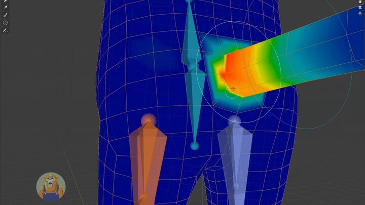 Blender Beginner's Guide | Full-process guide to rigging characters and brushing weights with the Au