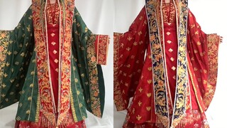 Apakah Anda lebih suka gaun pengantin merah dan hijau atau merah dan biru di Dinasti Song?