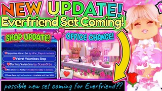 VALENTINES UPDATE OUT NOW! NEW SET CONFIRMED? NEW SHOP & FRONT OFFICE! ROBLOX Royale High Everfriend