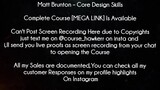 Matt Brunton Course Core Design Skills Download