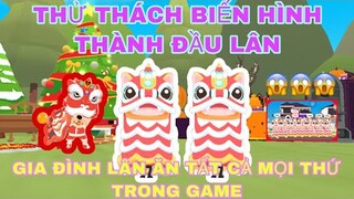 PLAY TOGETHER | Thử Thách Biến Hình Thành Đầu Lân - Gia Đình Lân Hoàn Cảnh Khó Khăn