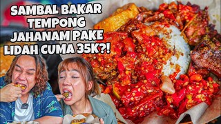 PANAS PERUT! SAMBAL BAKAR TEMPONG TER JAHANAM PEDAS NYA BIBIR SAMPE KEBAKAR