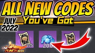 NEW Gift CODES July 2022 | One Punch Man The Strongest