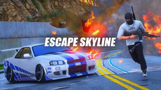 KEI BERUSAHA MENYELAMATKAN SKYLINE R34 NYA !!! GTA 5 ROLEPLAY