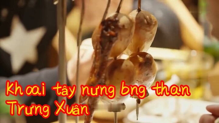 Barbekyu Changchun China: Kentang Panggang