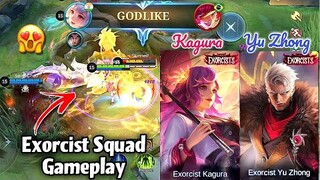 KAGURA & YU ZHONG EXORCIST SQUAD GAMEPLAY☂️🐲 with NEW VOICE LINES!😍🌸Unofficial effects☔🐉