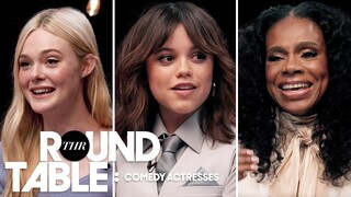 Comedy Actress Roundtable: Jenna Ortega, Sheryl Lee Ralph, Elle Fanning, Ayo Edebiri & More