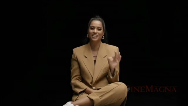 Lilly Singh continuing to only talk about herself and not the actual movie (The Bad Guys interview)