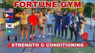 STRENGTH AND CONDITIONING TRAINING WITH JUSTINE FORTUNE | EUMIR MARCIAL