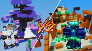 Beekeeper VS Bounty Hunter Race To Full Emerald Roblox Bed Wars