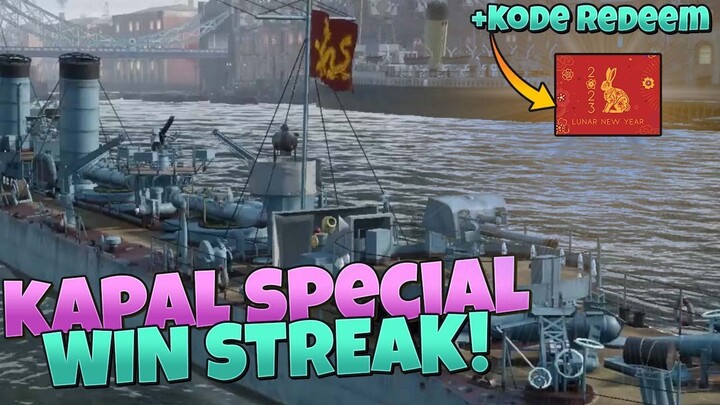 MAKIN SERU PERANG LAUT! LUNAR NEW YEAR 2023! KODE REDEEM & KAPAL SPECIAL MENANTI! WORLD OF WARSHIPS!