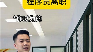 When a programmer resigns