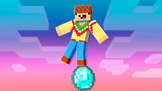 ¡Paso Minecraft en 1 BLOQUE de DIAMANTE! 💎😲 SILVIOGAMER MINECRAFT PERO