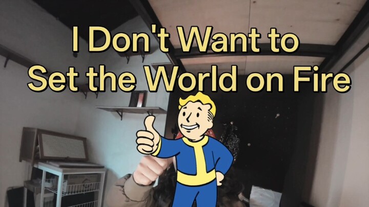 Phiên bản cover phong cách wasteland: “I don't want to set the world on fire” – Đài phát thanh retro