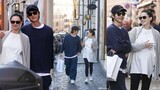 Song Jong Ki and Katy Louise Saunders Spotted Strolling in Rome, Italy