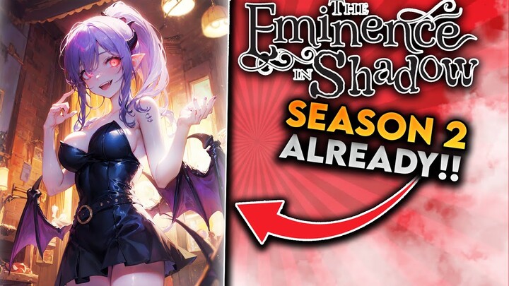 The Eminence in Shadow Season 2 Confirmed! #season2