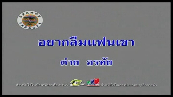 13.อยากลืมแฟนเขา (คาราโอเกะ) - ต่าย อรทัย