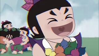 What is the use of the gourd on the head of the Calabash Brothers?